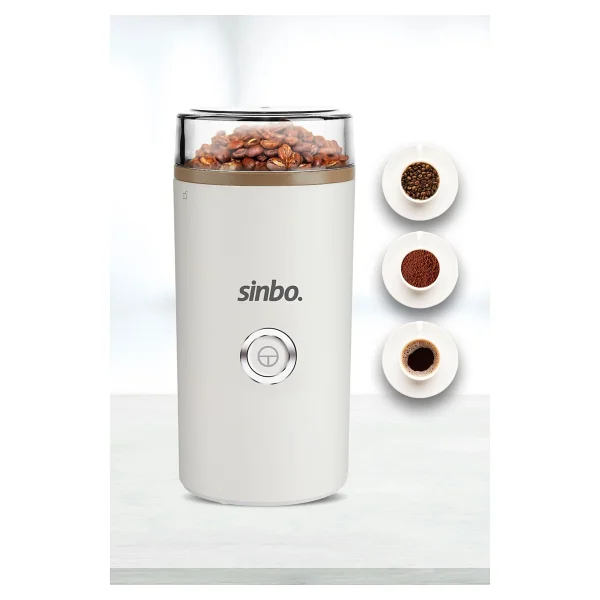 Sinbo Scm-2980 Elektrikli Kahve Ve Baharat Öğütücü Paslanmaz Çelik Malzeme İle Gri Renk - Görsel 2