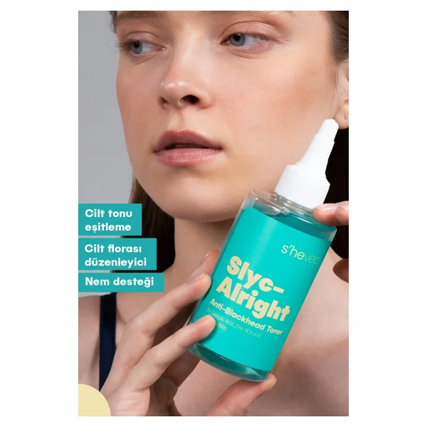 She Vec Slyc-Alright Sivilce Ve Siyah Nokta Karşıtı Arındırıcı Tonik 200 Ml - Görsel 3