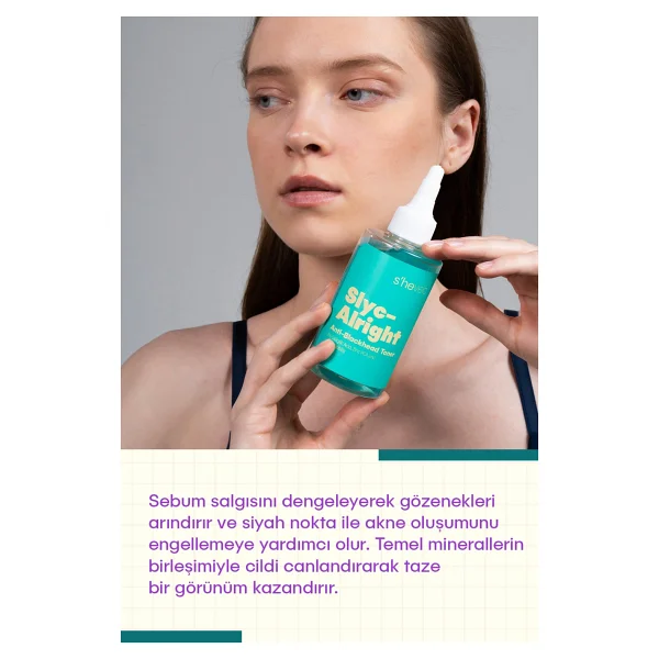 She Vec Slyc-Alright Sivilce Ve Siyah Nokta Karşıtı Arındırıcı Tonik 200 Ml - Görsel 5