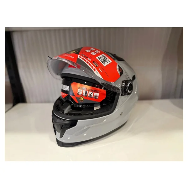 Mt Braker Sv Nardo Gri Full Face Motor Kaskı - Görsel 2