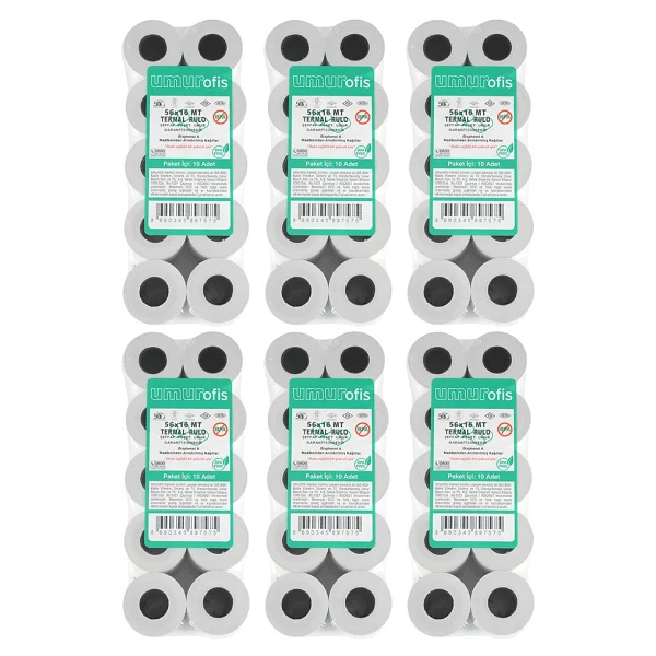 Umur 56x16 16 Mt Termal Rulo Poşetli 48 Gr 60 Rulo - Görsel 5