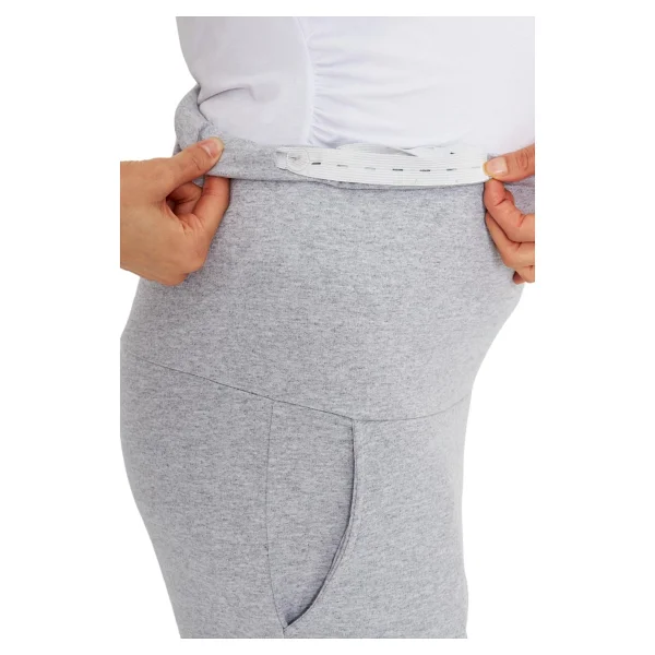 Luvmabelly - Myra8600 - Örme Hamile Eşofman Altı Gri - Görsel 5