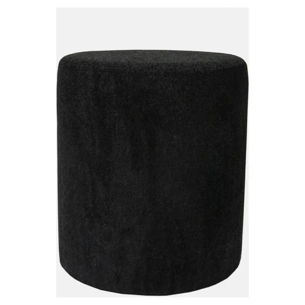 Beylerbeyi Lines Teddy Kumaş Black Puf - Görsel 4