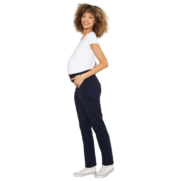 Luvmabelly - Myra8600 - Örme Hamile Eşofman Altı Siyah - Görsel 8