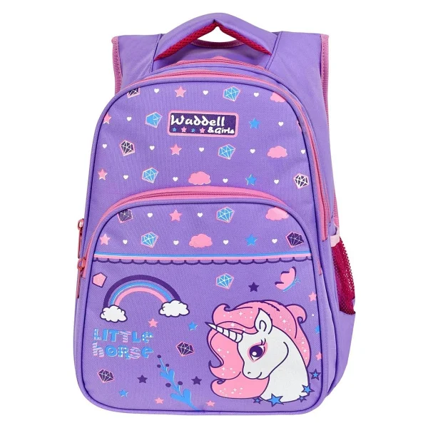 Waddell 6004 Little Horse Lila Beslenme + İlkokul Sırt Çantası - Görsel 2