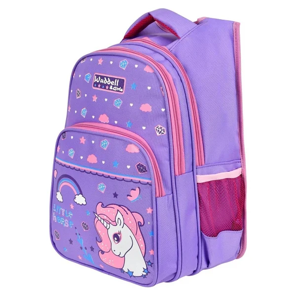Waddell 6004 Little Horse Lila Beslenme + İlkokul Sırt Çantası - Görsel 3