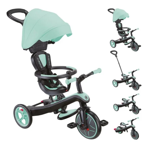 Globber Explorer Trike 4 İn 1 Kraliyet Mavisi Bebek Bisikleti - Görsel 8
