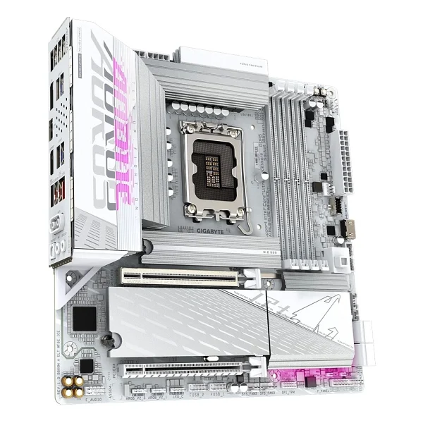 Gigabyte B860M Aorus Elite WIFI6E Ice Intel LGA1851 DDR5 Micro ATX Anakart - Görsel 3
