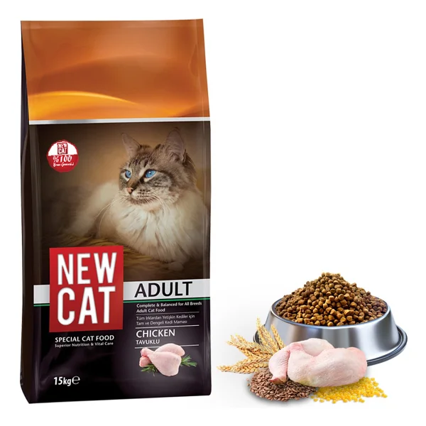 New Cat Tavuklu 15 kg Yetişkin Kedi Maması - Görsel 5