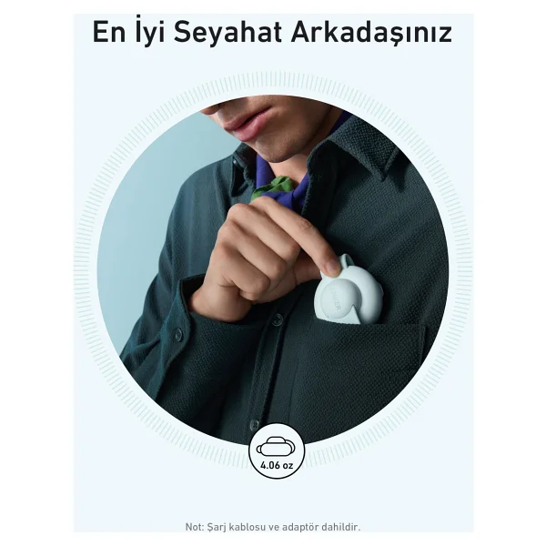 Anker Ufo Maggo B25m8 Yeşil 3in1 Magsafe Kablosuz Şarj Aleti - Görsel 5