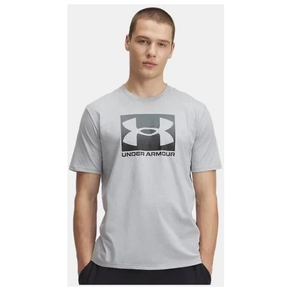 Under Armour Boxed Sports Updated 1386793-100 Beyaz Kısa Kollu Bisiklet Yaka Erkek Tişört - Görsel 6