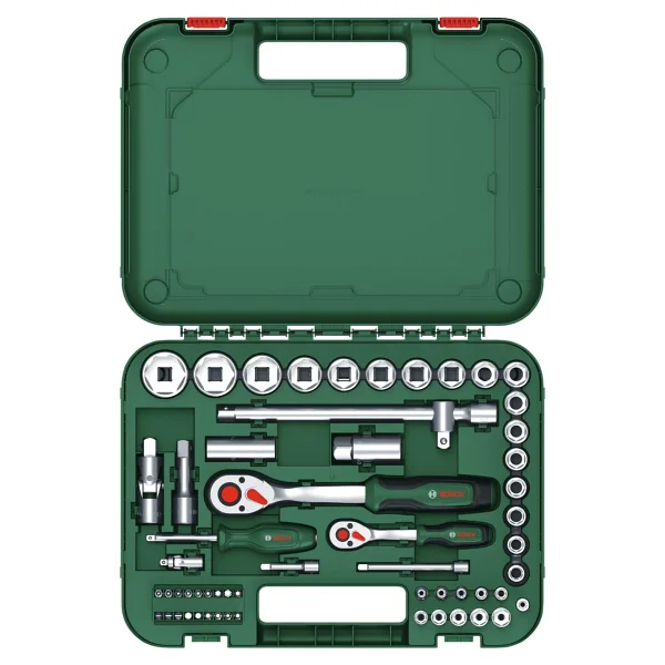 Bosch 1/4 + 1/2 Cırcırlı Somun Sıkma Seti 56 Parça 1.600.A02.Z9b - Görsel 2