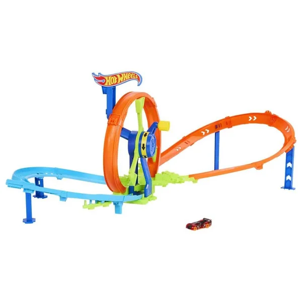 Hot Wheels Hızlı Fırlatma Ve Döngü Parkuru Oyun Seti Jbx65 - Görsel 6