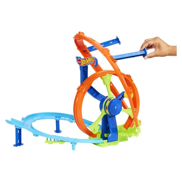 Hot Wheels Hızlı Fırlatma Ve Döngü Parkuru Oyun Seti Jbx65 - Görsel 4