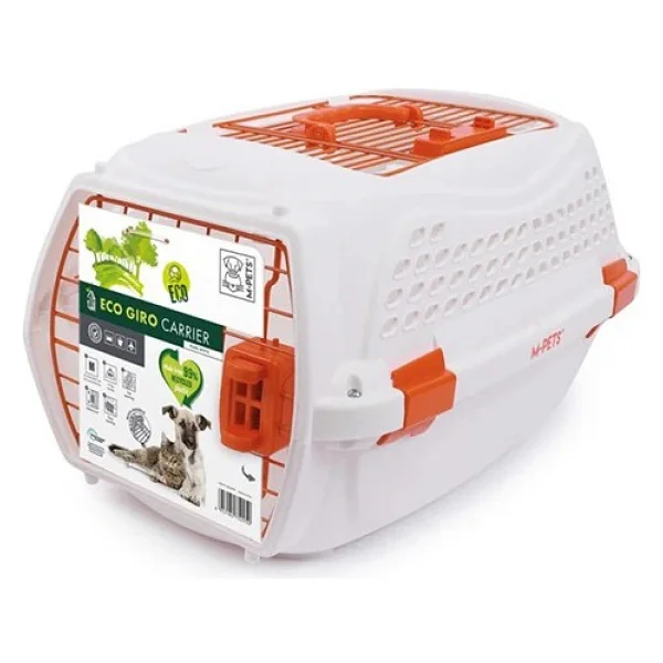 M-Pets Eco Giro Carrier (S) Taşıma Beyaz/Orange - Görsel 2