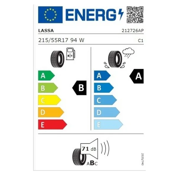 Lassa Revola 215/55 R17 94w Yaz Lastiği - Görsel 2