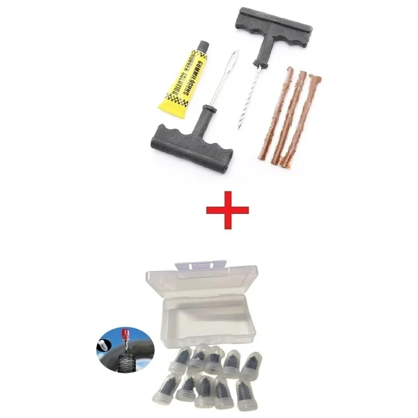 Safestore Lastik Tamir Kiti Fitil Atma Seti+ Lastik Tamir Kiti Kauçuk Vida Seti - Görsel 6