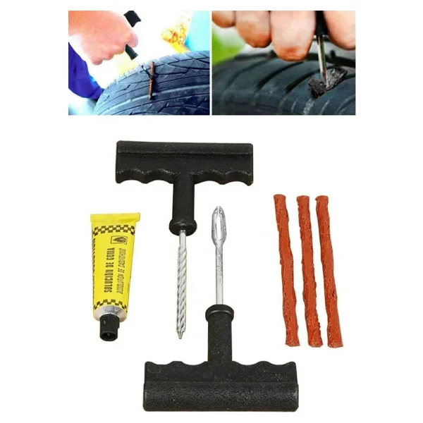 Safestore Lastik Tamir Kiti Fitil Atma Seti+ Lastik Tamir Kiti Kauçuk Vida Seti - Görsel 2