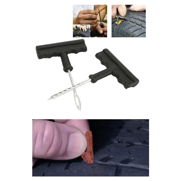 Safestore Lastik Tamir Kiti Fitil Atma Seti+ Lastik Tamir Kiti Kauçuk Vida Seti - Görsel 5