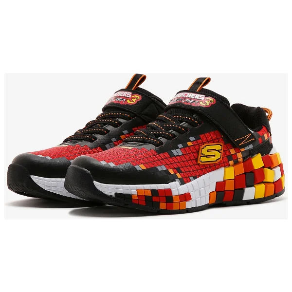 Skechers Mega-Craft 3.0 402182l Bkrd Kırmızı Erkek Çocuk Spor Ayakkabı - Görsel 3