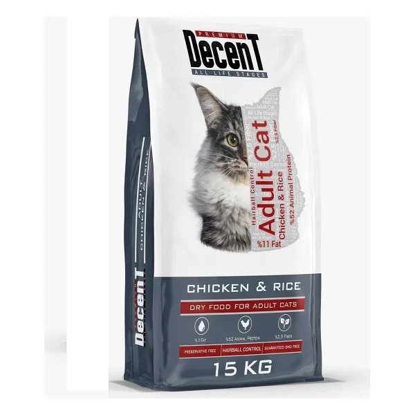 Decent Tavuklu 15 Kg Yetişkin Kedi Maması - Görsel 3