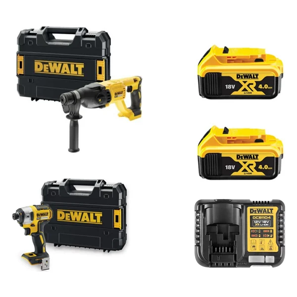 Dewalt Dch133nt + Dcf887nt + 2x4 Ah Akü + Şarj Cihazı - Görsel 2