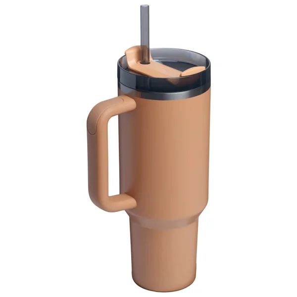 Stanley Quencher Kahverengi 1.18 Lt Pipetli Termos Bardak - Görsel 2