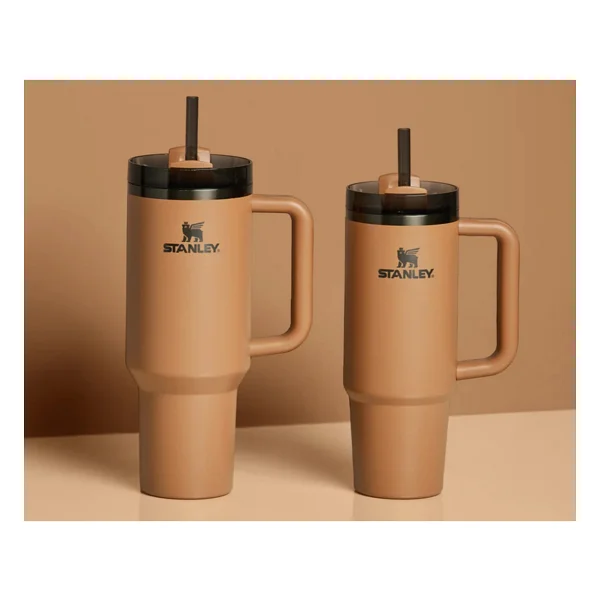 Stanley Quencher Kahverengi 1.18 Lt Pipetli Termos Bardak - Görsel 4