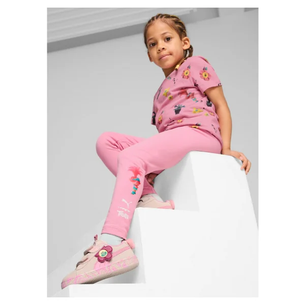 Puma Pembe Kız Çocuk Tayt 62766248-Puma X Trolls Leggings - Görsel 9