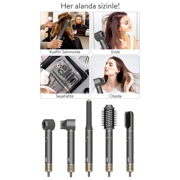 Sinbo Shd-1719 Pro Compact Saç Şekillendirme Seti - Görsel 4
