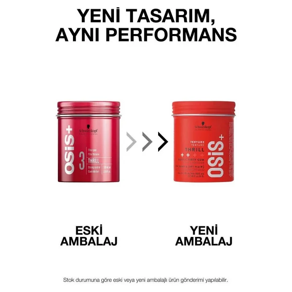 Osis Thrill Elastik Lifli Gum Şekillendirici Orta Tutuş 100ml Parlaklık Veren Gum Wax 11 - Görsel 2