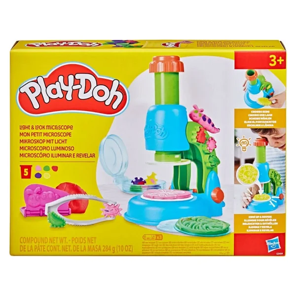 Play-Doh Işıklı Mikroskop Oyun Seti G0494 - Görsel 3