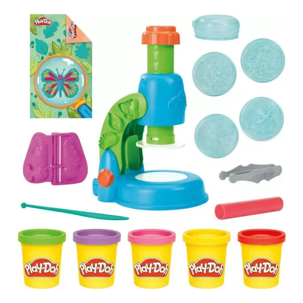 Play-Doh Işıklı Mikroskop Oyun Seti G0494 - Görsel 4