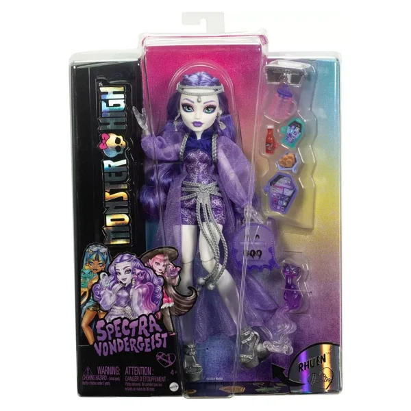 Monster High Acayip Havalı Arkadaşlar Specta Vondergeist Bebek Hxh77 - Görsel 2