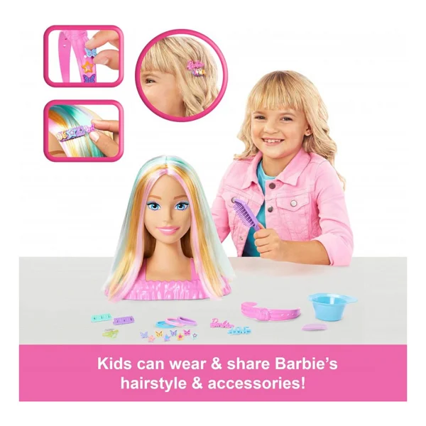 Barbie Saç Tasarımı Büstü Jfg81 - Görsel 3