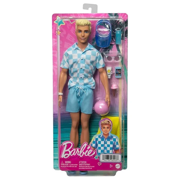 Barbie Plaj Günü Ken Bebeği Hpl74 - Görsel 9