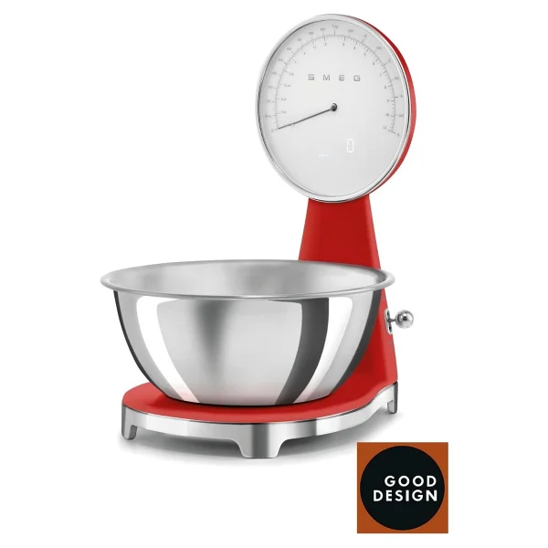 Smeg Retro Ksf01rdww Kırmızı Mutfak Tartısı - Görsel 2