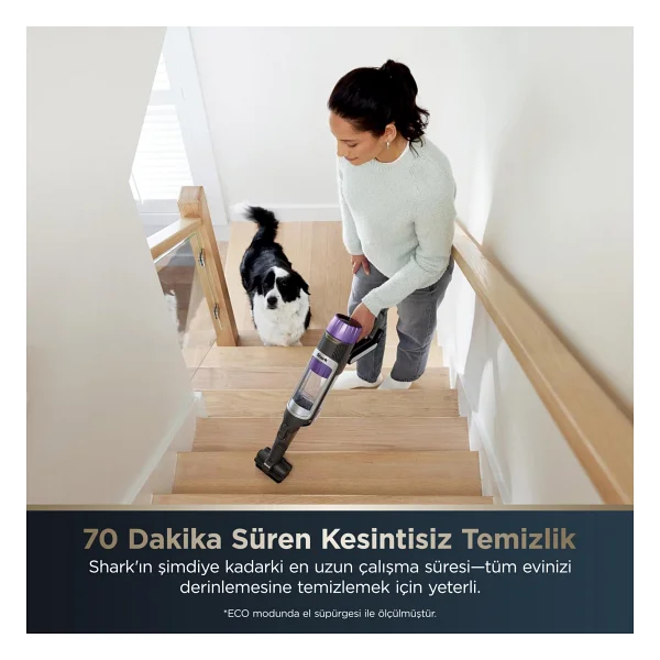 Shark Powerdetect Clean&Empty Şarjlı Dikey Süpürge - Görsel 2
