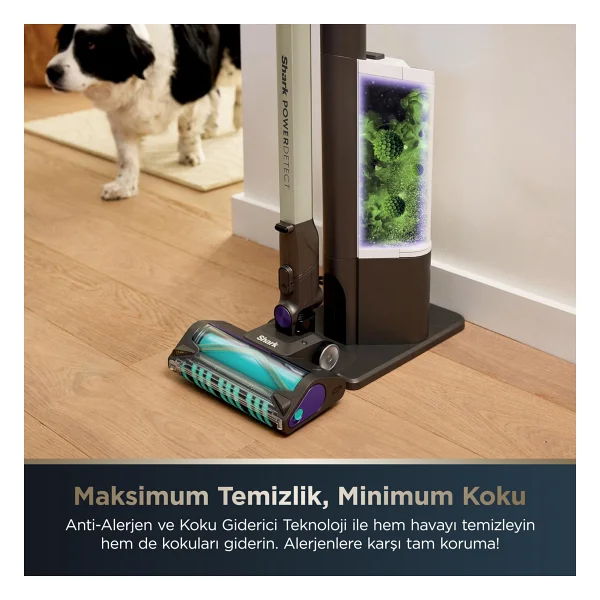 Shark Powerdetect Clean&Empty Şarjlı Dikey Süpürge - Görsel 6