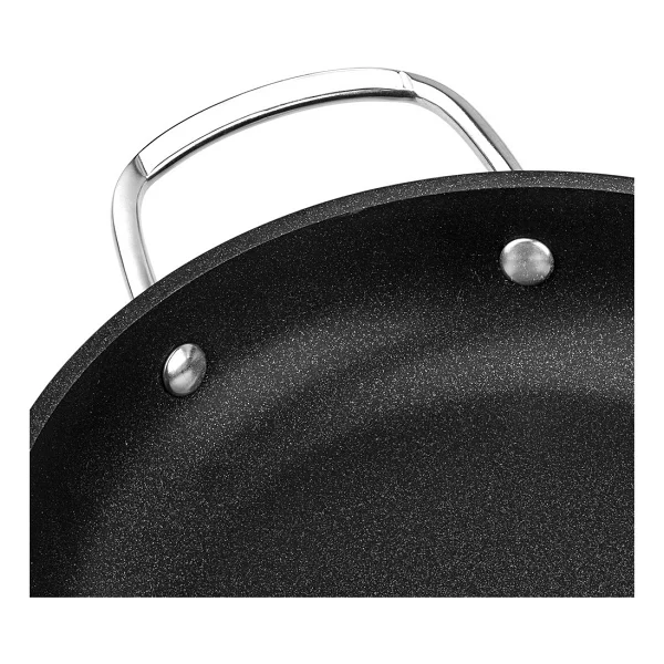 Nehir Titanium Siyah 18 Cm Kapaklı Sahan - Görsel 3