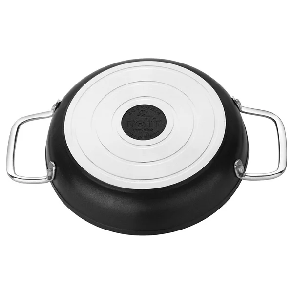 Nehir Titanium Siyah 18 Cm Kapaklı Sahan - Görsel 4