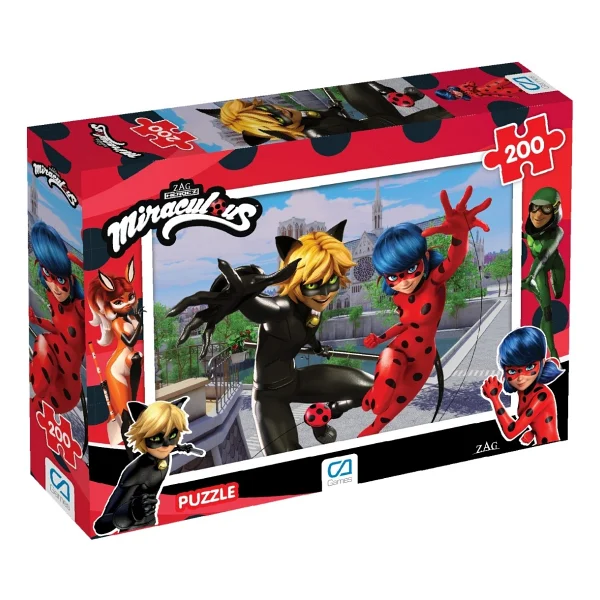 Ca Games Miraculous 200 Parça Puzzle 6027 - Görsel 3