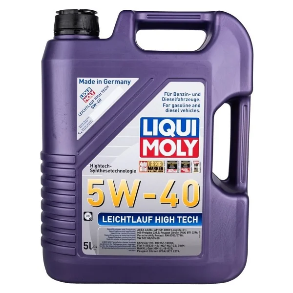 Liqui Moly Leichtlauf High Tech 5w-40 5 Lt Motor Yağı - Görsel 2