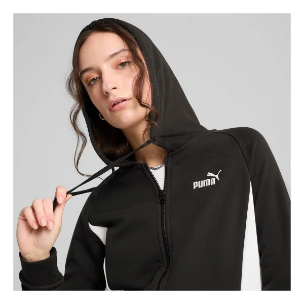 Puma Hooded Sweat Suit 685077-01 Siyah Kadın Eşofman Takımı - Görsel 2