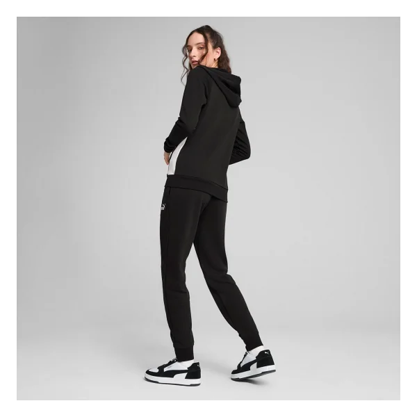 Puma Hooded Sweat Suit 685077-01 Siyah Kadın Eşofman Takımı - Görsel 4