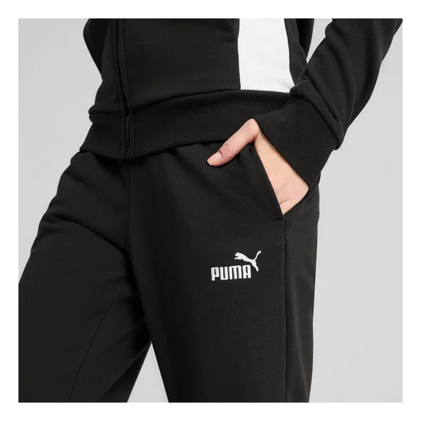 Puma Hooded Sweat Suit 685077-01 Siyah Kadın Eşofman Takımı - Görsel 5