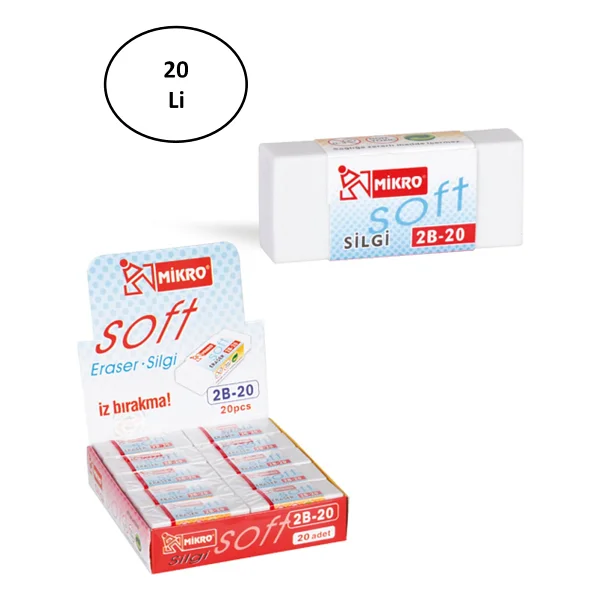 Mikro 2b-20 Beyaz Nano Silgi - Görsel 2