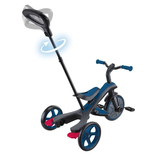 Globber Explorer Trike 4 İn 1 Kraliyet Mavisi Bebek Bisikleti - Görsel 5