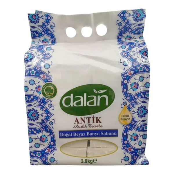 Dalan Zeytinyağlı 20x180 Gr Doğal Beyaz Sabun - Görsel 2