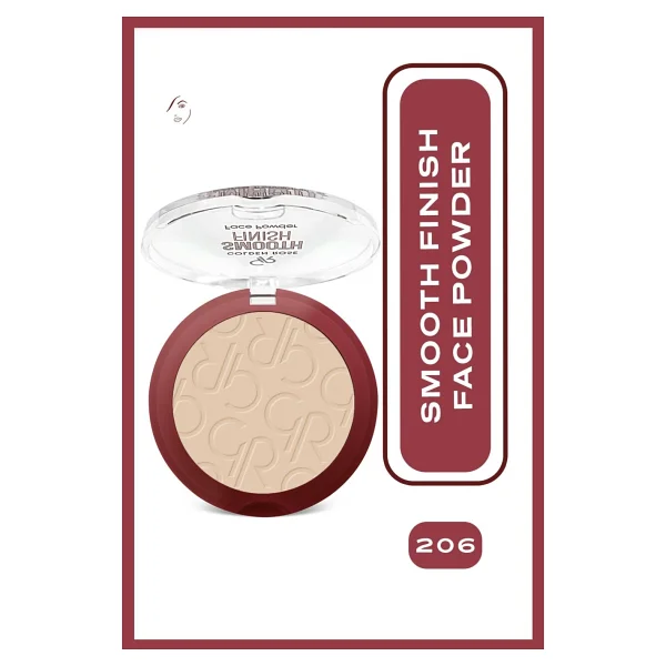 Golden Rose Smooth Finish Face 206 Warm Beige 12.5 gr Sabitleyici Pudra